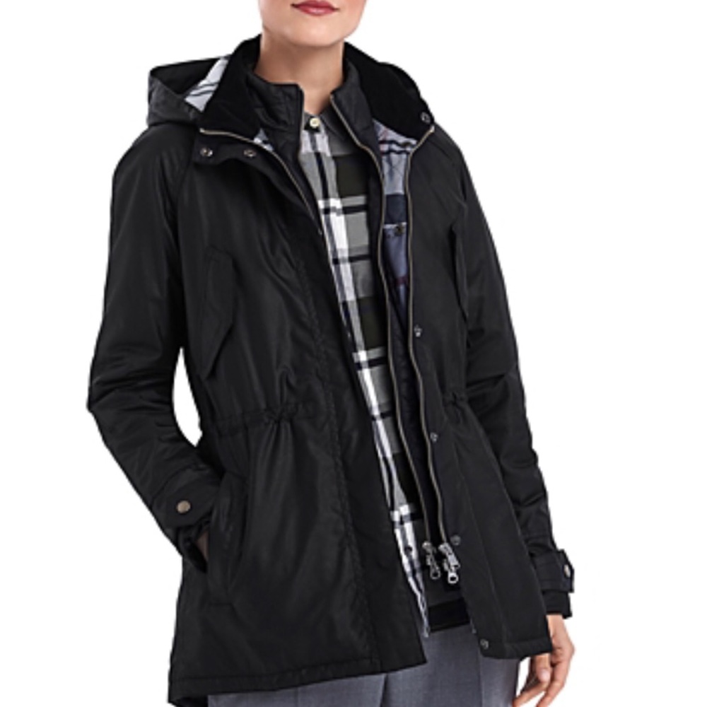 Women's Heath Waxed Cotton Jacket, Black